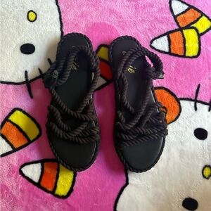 Aerie Braided Sandals